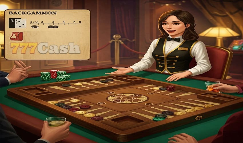 بازی تخته نرد آنلاین در 777 کش